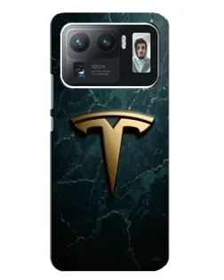 Чехол для Xiaomi Mi 11 Ultra с картинкой «Мраморная Tesla Gold»