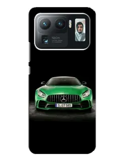 Чехол для Xiaomi Mi 11 Ultra с картинкой «Mercedes — неоновый лого»