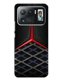 Чехол для Xiaomi Mi 11 Ultra с картинкой «Mercedes Carbon Grid»