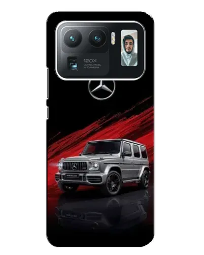 Чехол для Xiaomi Mi 11 Ultra с картинкой «Mercedes G-Class красный»