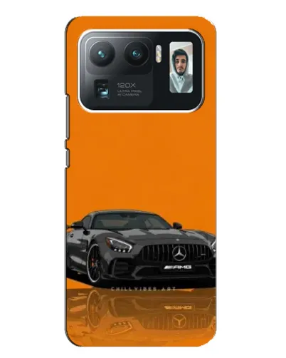 Чехол для Xiaomi Mi 11 Ultra с картинкой «Оранжевый Mercedes AMG»