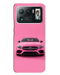 Чехол для Xiaomi Mi 11 Ultra с картинкой «Розовый Mercedes AMG»