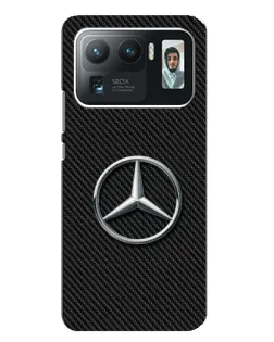 Чехол для Xiaomi Mi 11 Ultra с картинкой «Карбоновый Mercedes стиль»
