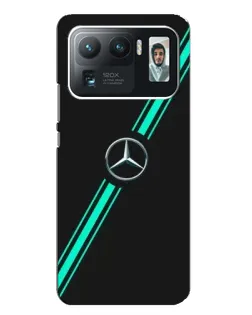 Чехол для Xiaomi Mi 11 Ultra с картинкой «Спортивные линии Mercedes»