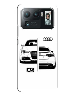 Чехол для Xiaomi Mi 11 Ultra с картинкой «Audi — контрастный дизайн»