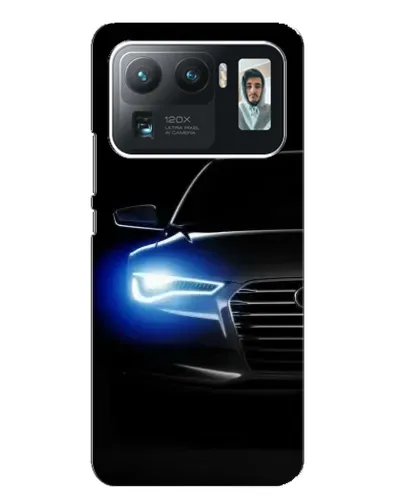 Чехол для Xiaomi Mi 11 Ultra с картинкой «Неоновый взгляд Audi»