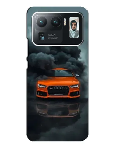 Чехол для Xiaomi Mi 11 Ultra с картинкой «Audi в облаках дыма»