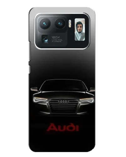 Чехол для Xiaomi Mi 11 Ultra с картинкой «Audi — градиентный контур»