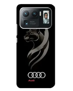 Чехол для Xiaomi Mi 11 Ultra с картинкой «Графика — пантера и Audi»