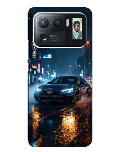 Чехол для Xiaomi Mi 11 Ultra с картинкой «Ночной город и Audi»