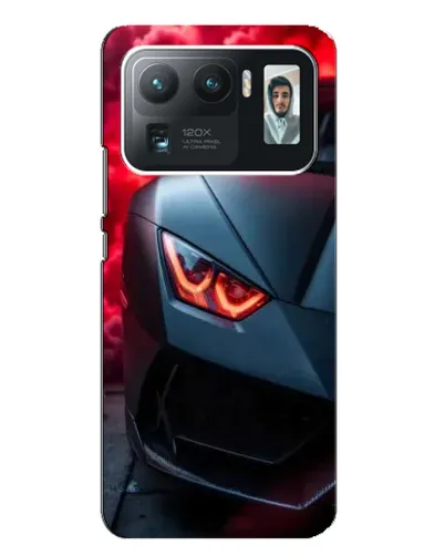Чехол для Xiaomi Mi 11 Ultra с картинкой «Lamborghini красное сияние»