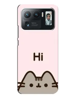 Чехол для Xiaomi Mi 11 Ultra с картинкой «Пушин говорит Hi»