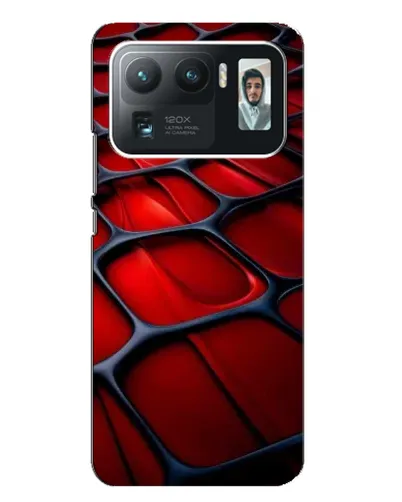 Чехол для Xiaomi Mi 11 Ultra с картинкой «Красная глянцевая сетка» Чехол для Xiaomi Mi 11 Ultra с картинкой «Красная глянцевая сетка»