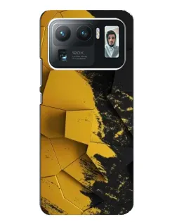 Чехол для Xiaomi Mi 11 Ultra с картинкой «Золотые осколки геометрии»