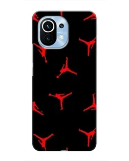 Чохол для Xiaomi Mi 11 з картинкою «Jordan Red Pattern»