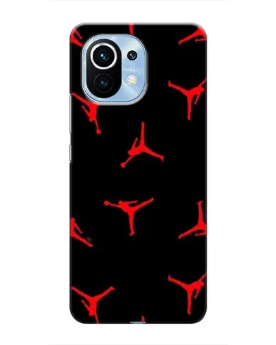 Чехол для Xiaomi Mi 11 с картинкой «Jordan Red Pattern» Чехол для Xiaomi Mi 11 с картинкой «Jordan Red Pattern»
