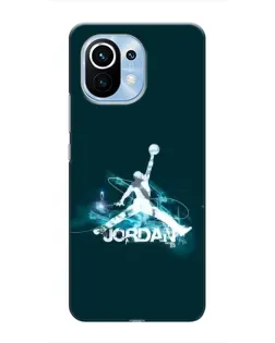 Чохол для Xiaomi Mi 11 з картинкою «Jordan Blue Fire»