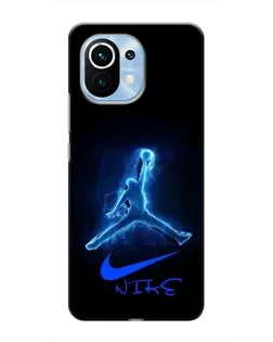 Чохол для Xiaomi Mi 11 з картинкою «Jordan Neon Blue»