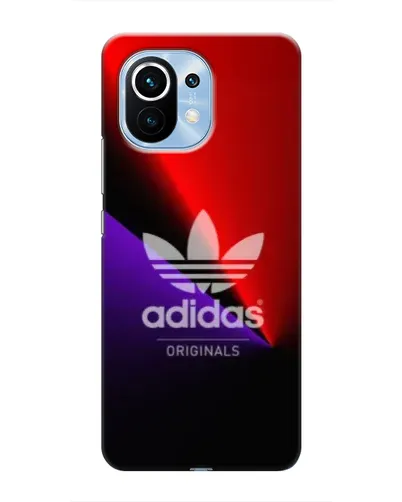 Чехол для Xiaomi Mi 11 с картинкой «Adidas Red Neon»