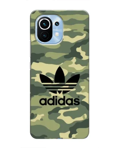Чехол для Xiaomi Mi 11 с картинкой «Милитари стиль Adidas»