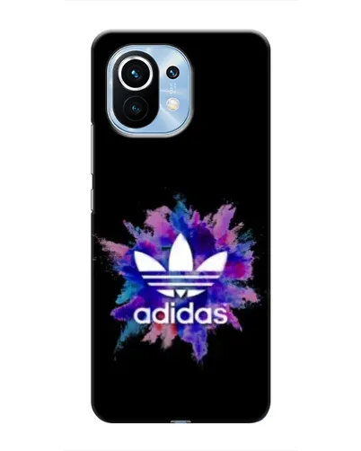 Чехол для Xiaomi Mi 11 с картинкой «Взрыв красок Adidas»