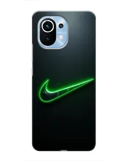 Чохол для Xiaomi Mi 11 з картинкою «Неоновий контур Nike» Чохол для Xiaomi Mi 11 з картинкою «Неоновий контур Nike»