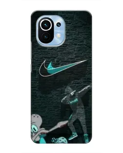 Чохол для Xiaomi Mi 11 з картинкою «Спортивний арт Nike»