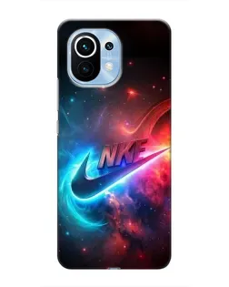 Чохол для Xiaomi Mi 11 з картинкою «Вогняний логотип Nike»