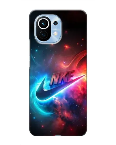 Чохол для Xiaomi Mi 11 з картинкою «Вогняний логотип Nike»