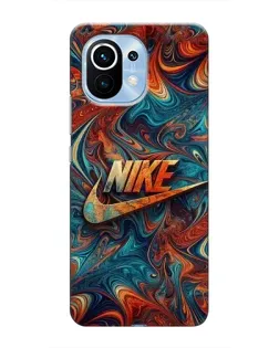 Чохол для Xiaomi Mi 11 з картинкою «Nike в абстракції»
