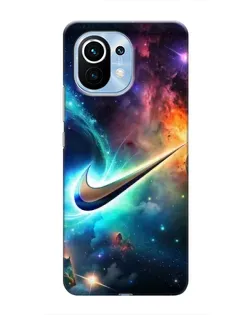 Чохол для Xiaomi Mi 11 з картинкою «Космічний Nike Swoosh»