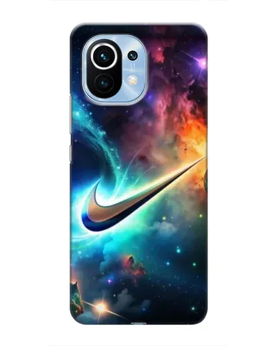 Чохол для Xiaomi Mi 11 з картинкою «Космічний Nike Swoosh»