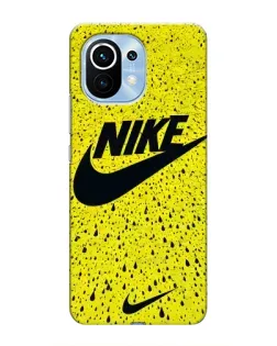 Чохол для Xiaomi Mi 11 з картинкою «Жовтий текстурний Nike»