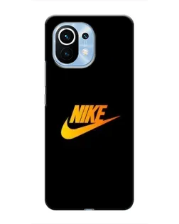Чохол для Xiaomi Mi 11 з картинкою «Золотий логотип Nike»