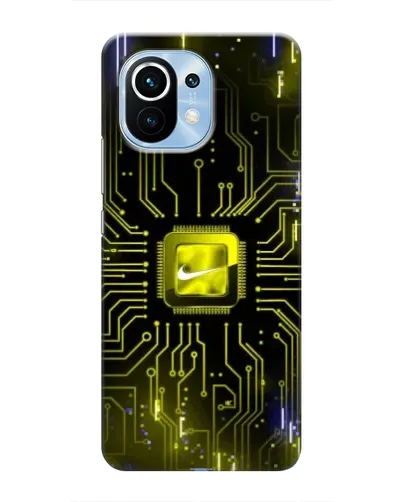 Чохол для Xiaomi Mi 11 з картинкою «Nike — золота іскра»