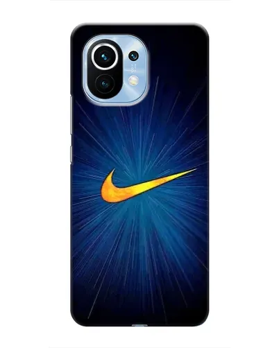 Чехол для Xiaomi Mi 11 с картинкой «Синий пульс Nike» Чехол для Xiaomi Mi 11 с картинкой «Синий пульс Nike»