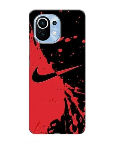Чехол для Xiaomi Mi 11 с картинкой «Красные брызги Nike» Чехол для Xiaomi Mi 11 с картинкой «Красные брызги Nike»
