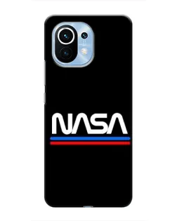 Чохол для Xiaomi Mi 11 з картинкою «NASA — класика Red Blue»