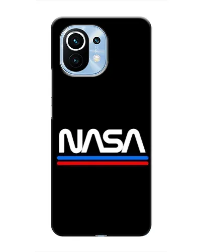Чохол для Xiaomi Mi 11 з картинкою «NASA — класика Red Blue»