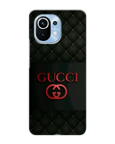 Чехол для Xiaomi Mi 11 с картинкой «Gucci — стеганый черный»