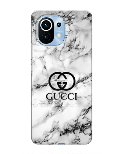 Чехол для Xiaomi Mi 11 с картинкой «Gucci — мраморный шик»