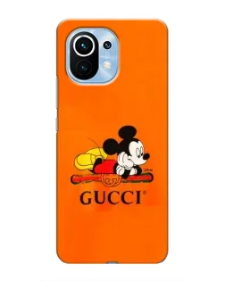 Чехол для Xiaomi Mi 11 с картинкой «Микки Маус Gucci — оранж» Чехол для Xiaomi Mi 11 с картинкой «Микки Маус Gucci — оранж»