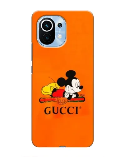 Чехол для Xiaomi Mi 11 с картинкой «Микки Маус Gucci — оранж» Чехол для Xiaomi Mi 11 с картинкой «Микки Маус Gucci — оранж»