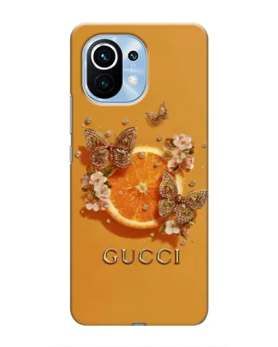Чехол для Xiaomi Mi 11 с картинкой «Gucci — золотые бабочки» Чехол для Xiaomi Mi 11 с картинкой «Gucci — золотые бабочки»