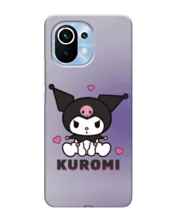 Чохол для Xiaomi Mi 11 з картинкою «Kuromi — фіолетовий арт»