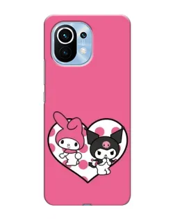 Чохол для Xiaomi Mi 11 з картинкою «Kuromi та My Melody»