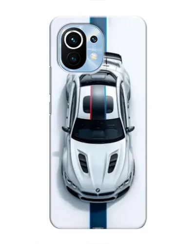 Чехол для Xiaomi Mi 11 с картинкой «Вид сверху — BMW M»
