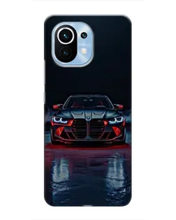 Чехол для Xiaomi Mi 11 с картинкой «BMW на мокрой дороге»
