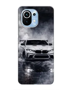 Чехол для Xiaomi Mi 11 с картинкой «BMW сквозь туман»