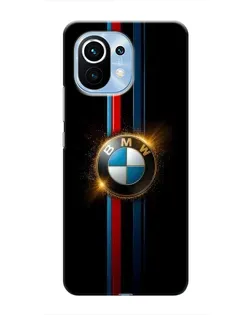 Чехол для Xiaomi Mi 11 с картинкой «BMW M-Power неон»